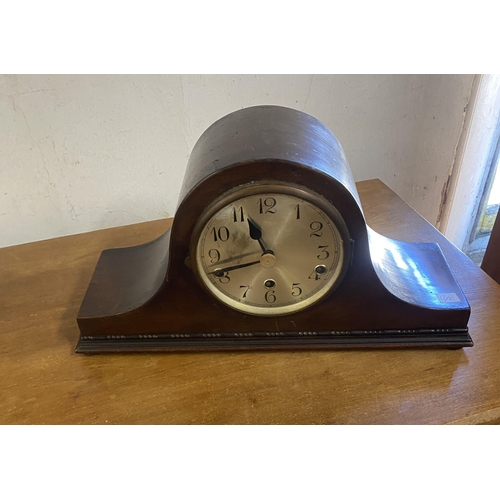 79 - Mahogany mantle clock