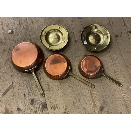 80 - Copper pans etc