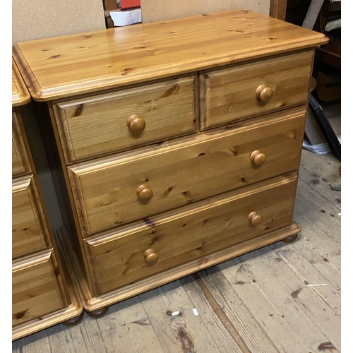 126 - Solid pine chest or 4 drawers