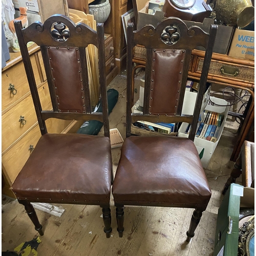 309 - Pair dining chairs