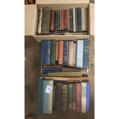 822 - 3 boxes books