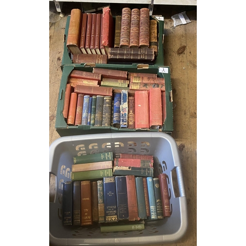 829 - 3 boxes books