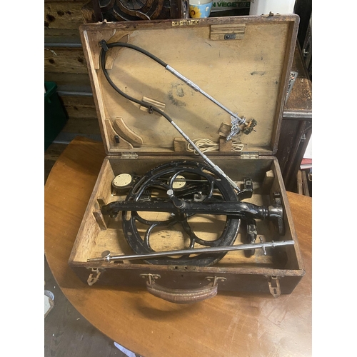 617 - Antique cased dentist drill