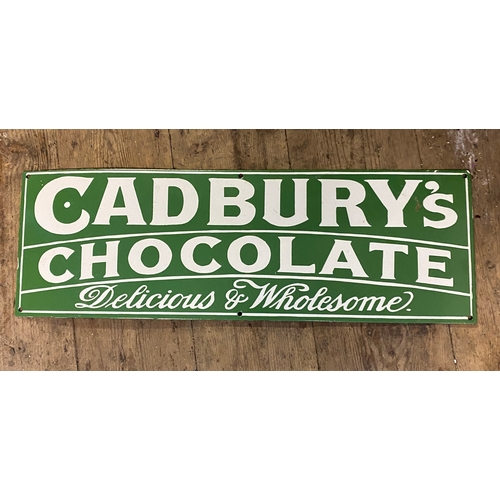 629 - Enamel sign Cadburys