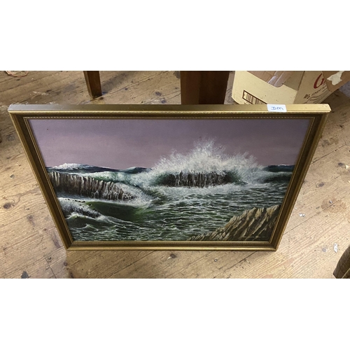 640 - Oil seascape