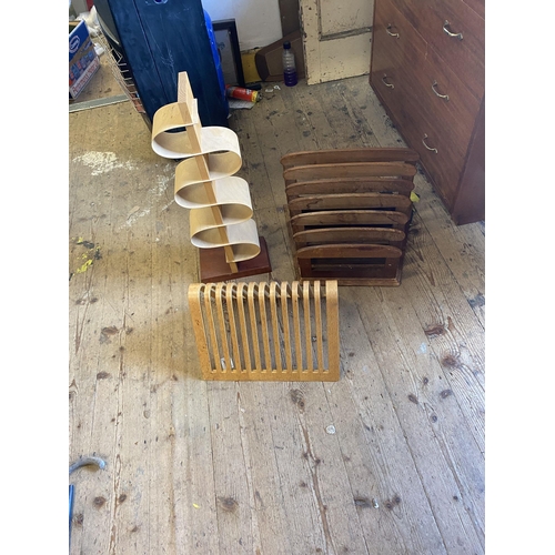 4 - Retro wooden racks