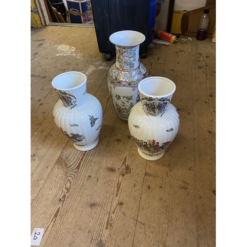 5 - 3 oriental vases