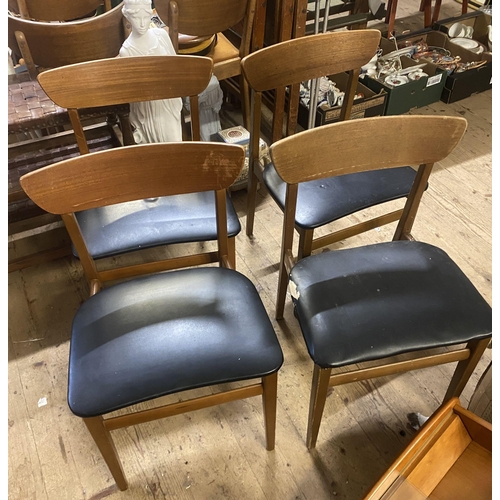 260 - 4 retro dining chairs