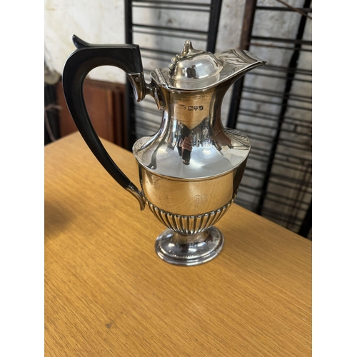 160 - Silver hallmarked ewer