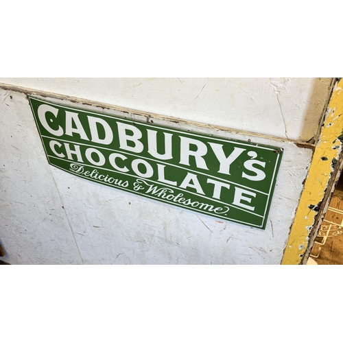 821 - Enamel Cadburys sign