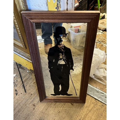 823 - Charlie Chaplin mirror