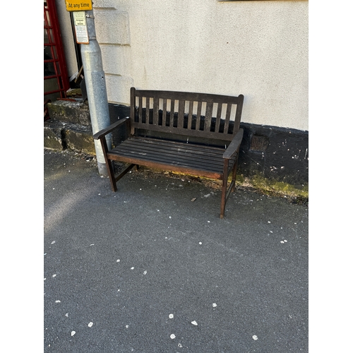 1234 - Wooden garden bench