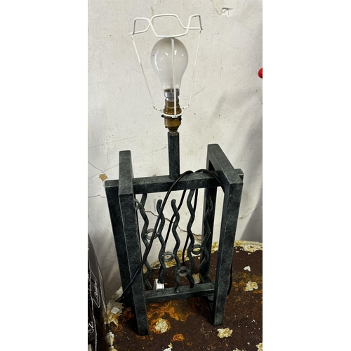 14 - Metal lamp