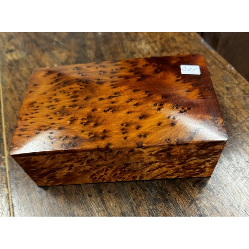 35 - Burr walnut box