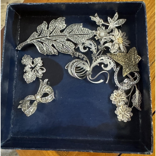 174 - Silver Brooches