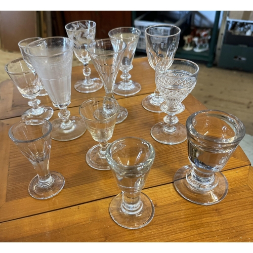 244 - Collection antique glasses