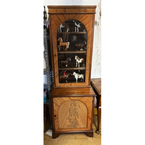 248 - Victorian mahogany glazed bookcase