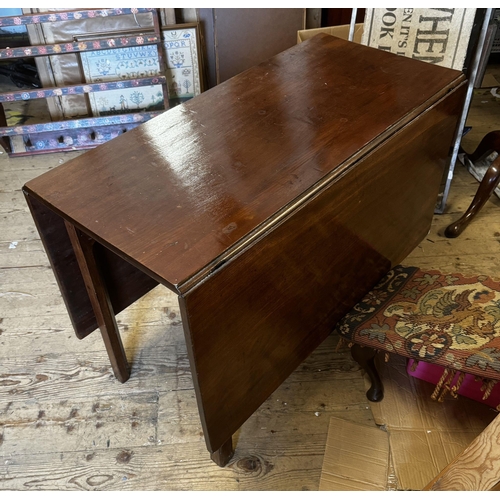 306 - 19th century mahogany drop flap table