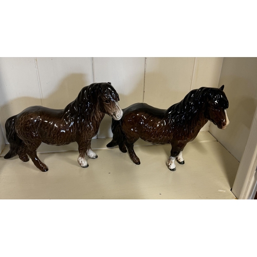 273 - 2 Beswick horses