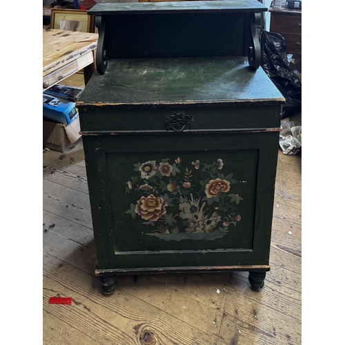 304 - 19th century original painted pine cabinet