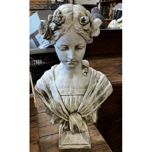 323 - Stoneware classical bust