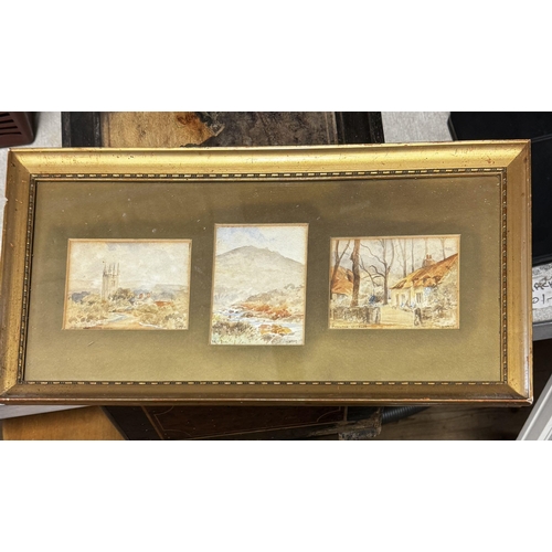 337 - 3 framed watercolours