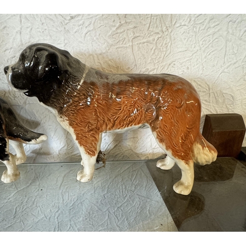 803 - Beswick St Bernard dog