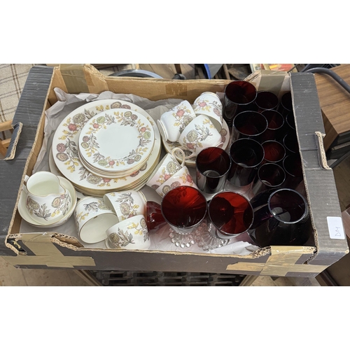 2 - Teaset & glasses