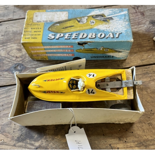 47 - Vintage model speedboat