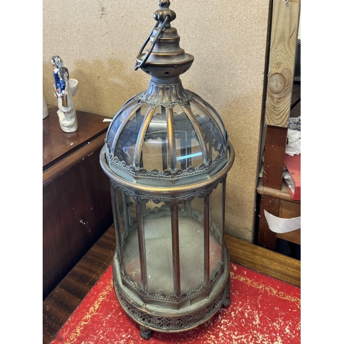 146 - Copper hall lantern