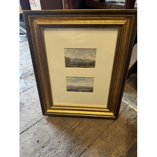 715 - Pair framed watercolours