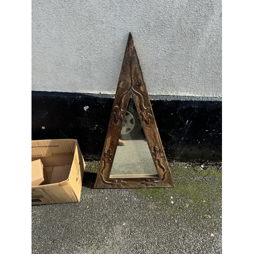 1338 - Wooden mirror