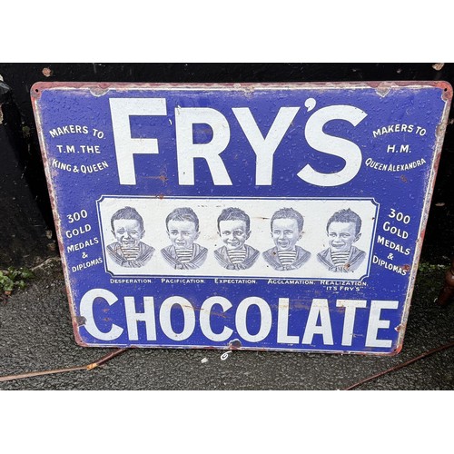 Fry's metal sign