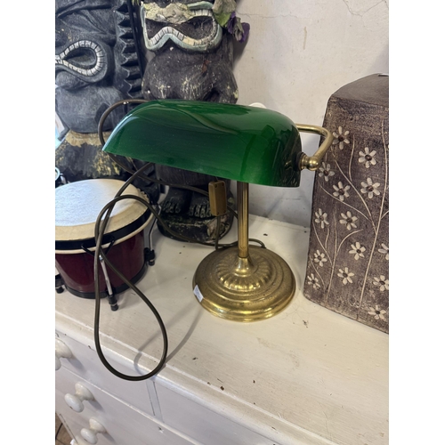 22 - Brass desk lamp