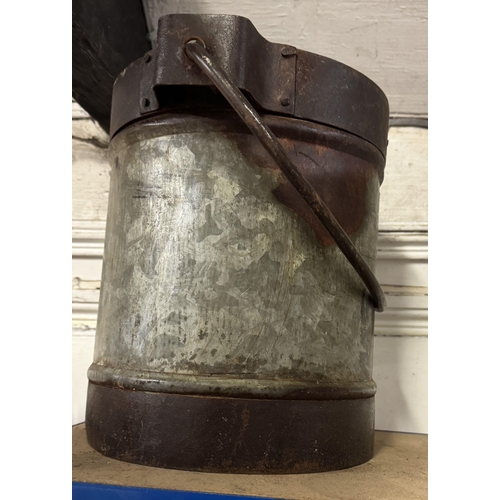 28 - Industrial steel bucket