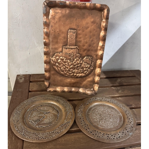 42 - Copper trays