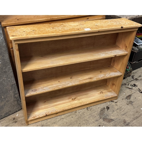 826 - Pine bookcase