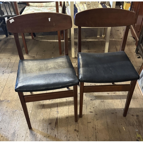 266 - Pair mid century chairs