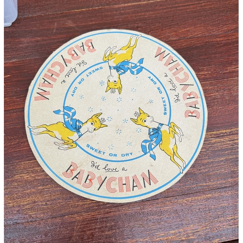 601 - Babycham advert mat