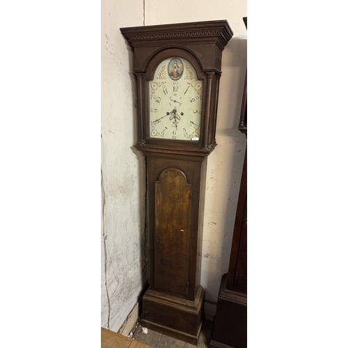 615 - Longcase clock no weights or pendulum