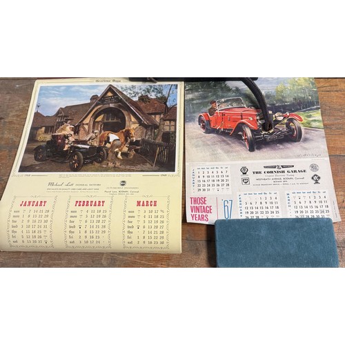 707 - 2 vintage calenders