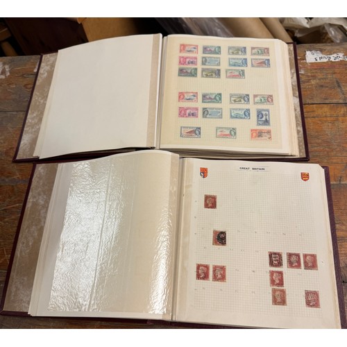 597 - 2 stamp albums