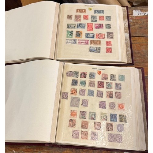 597 - 2 stamp albums