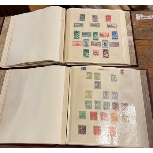 597 - 2 stamp albums