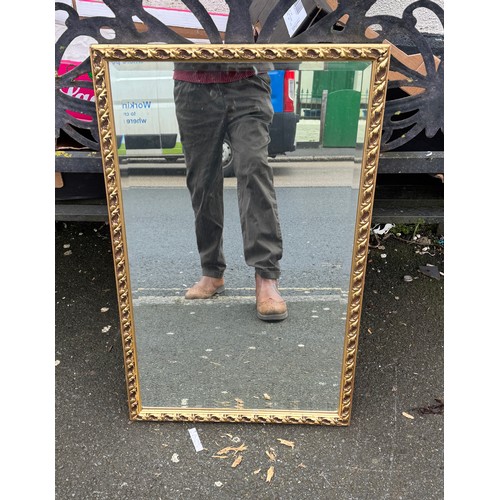 627Y - Gilt wall mirror