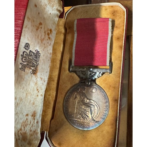 914 - F S Parsons military Empire medal,other medals,certificates etc