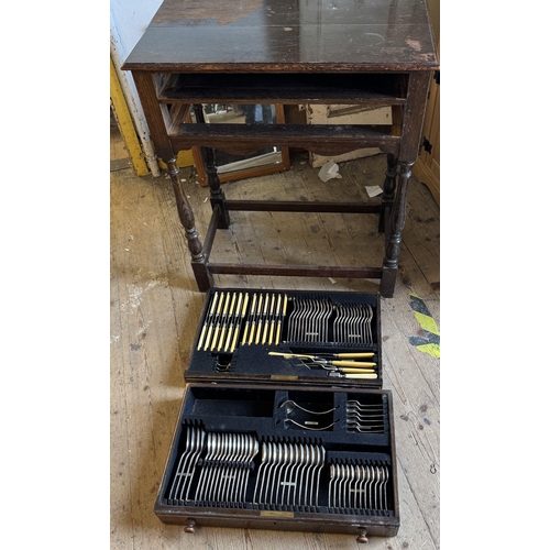 2 - Edwardian cutlery table