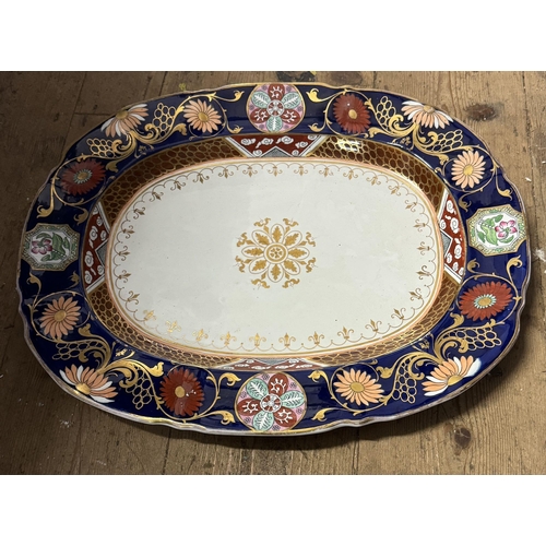 30 - Ashworths ironstone meat plate