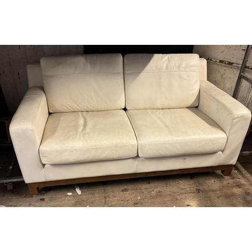 948 - Leather settee