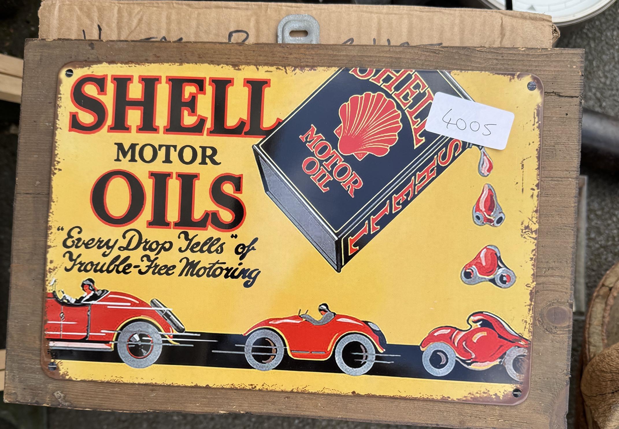 Oil sign